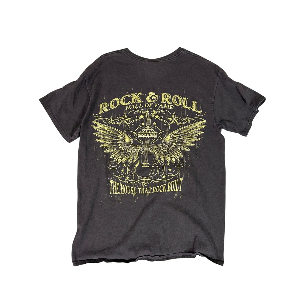 Y2K Rock & Roll Hall of‎ Fame The House That Rock Built Graphic T-Shirt Adult M